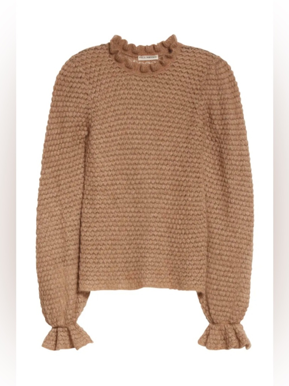 ULLA JOHNSON Laila Pullover in Umber L